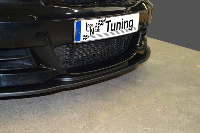 CUP Frontspoilerlippe ABS BMW 1er E82//88 Bj.: 2007-2013 Schwarz Glanz
