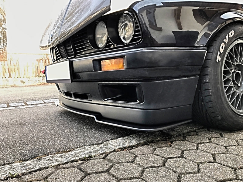 CUP Frontspoilerlippe ABS BMW 3er E30 Bj.: 1982-1994 Schwarz Glanz