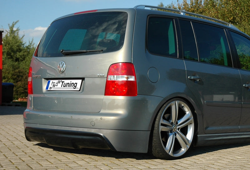 Heckansatz R-Look Volkswagen Touran, 1T Bj.: 2003-2006 Schwarz Glanz