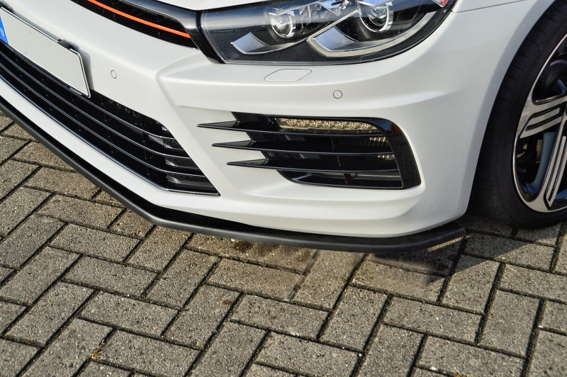 CUP Frontspoilerlippe ABS Volkswagen Scirocco R Facelift Schwarz Matt