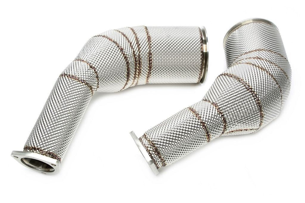 TA Technix Downpipe mit Hitzeschild passend für Audi A6-RS6 C8, A7 Sportback-RS7