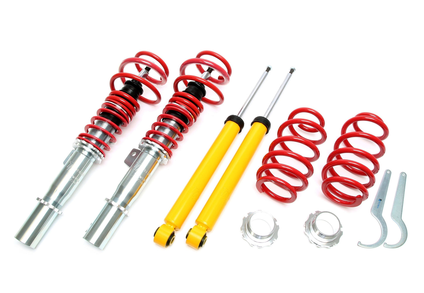TA Technix Gewindefahrwerk passend für Audi TT (8J)/ VW Golf VI, - Variant, -Cabriolet (1K), Jetta IV (Typ 16), Scirocco ...