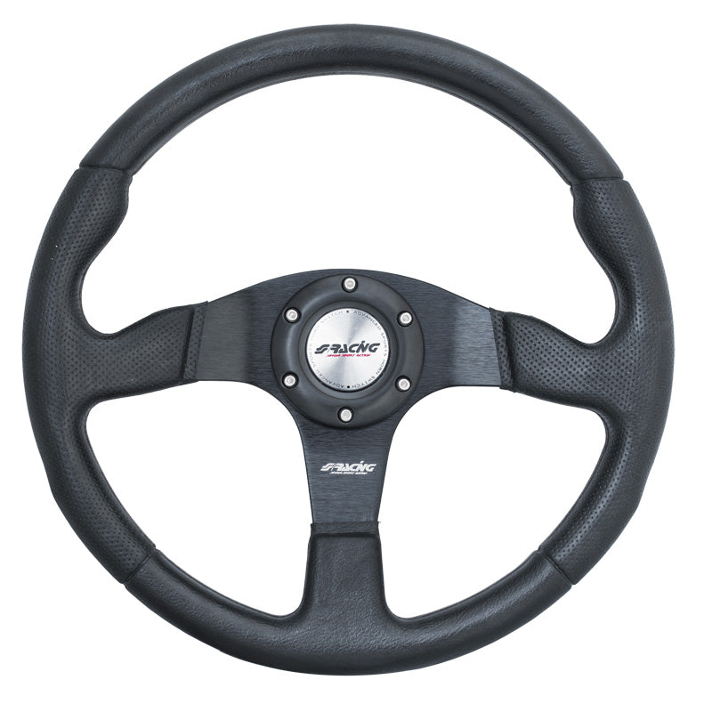Simoni Racing Sportlenkrad Match 350mm - Schwarz PU