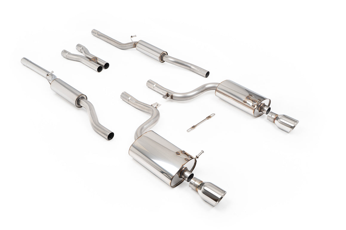 Milltek Sport Auspuffanlage passend für Audi A4 & S4 V6 & V8 B6 quattro Saloon Avant & Cabriolet