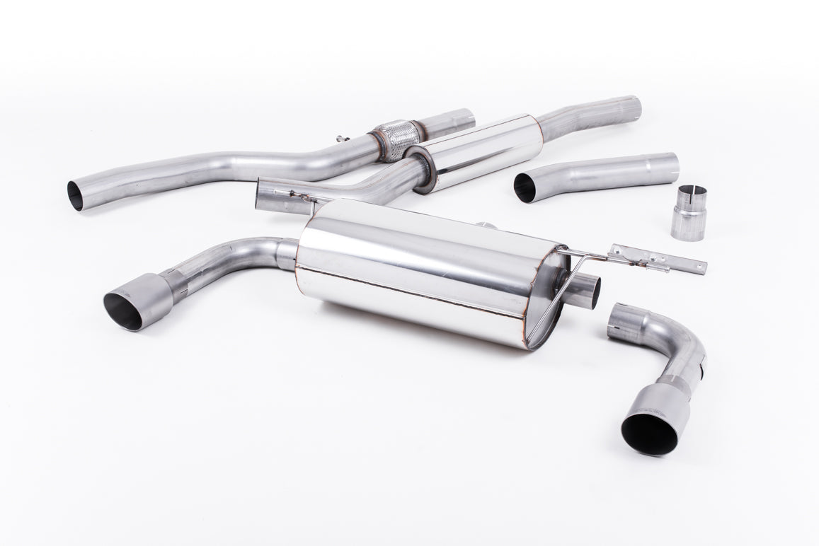 Milltek Sport Auspuffanlage passend für BMW 4 F32 428i Coupe - titan Endrohre