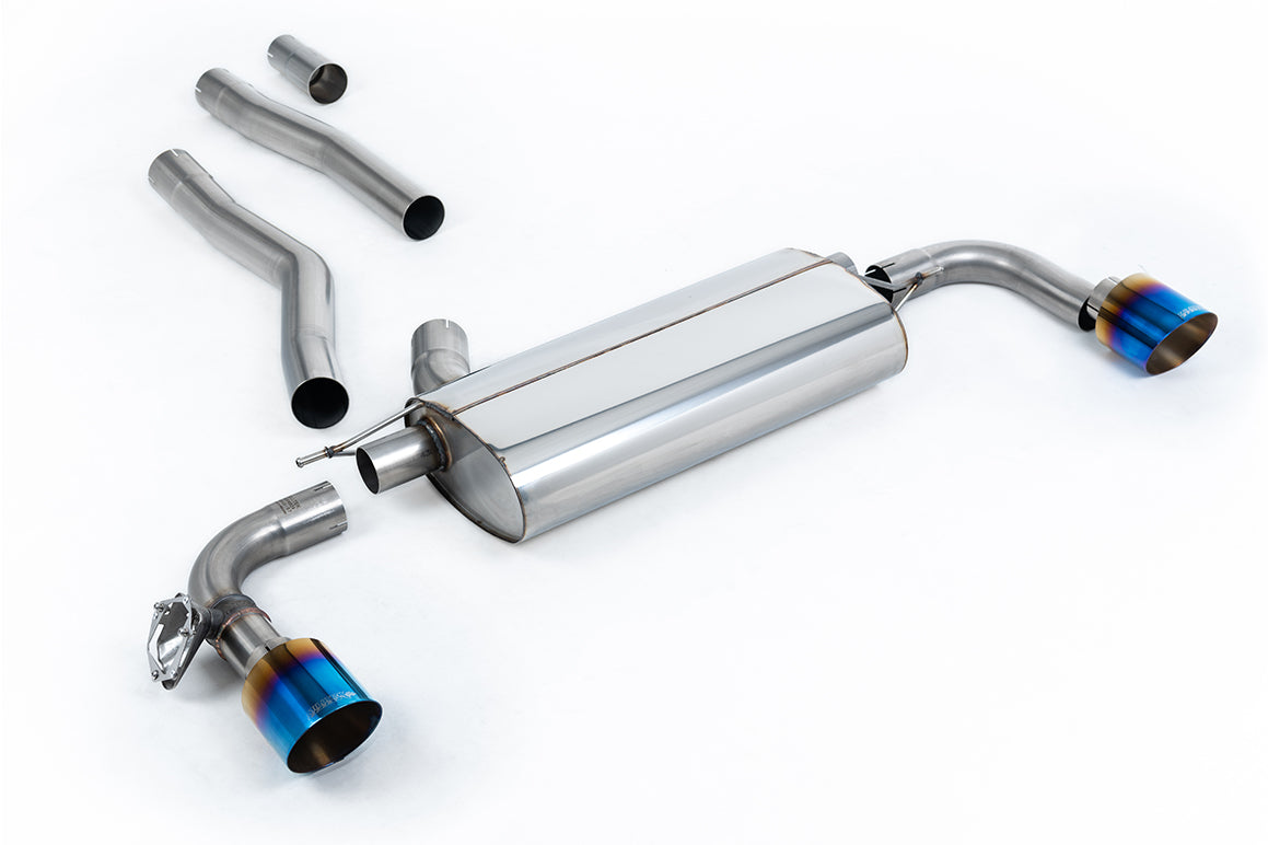 Milltek Sport Abgasanlage passend für BMW 1er F40 128ti - titan geflämmte Endrohre