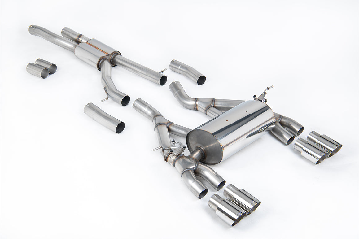 Milltek Sport Auspuffanlage passend für BMW M3 F80 Competition CS & M4 F82 F83 Competition Coupé nur Non-OPF Modelle - pol...