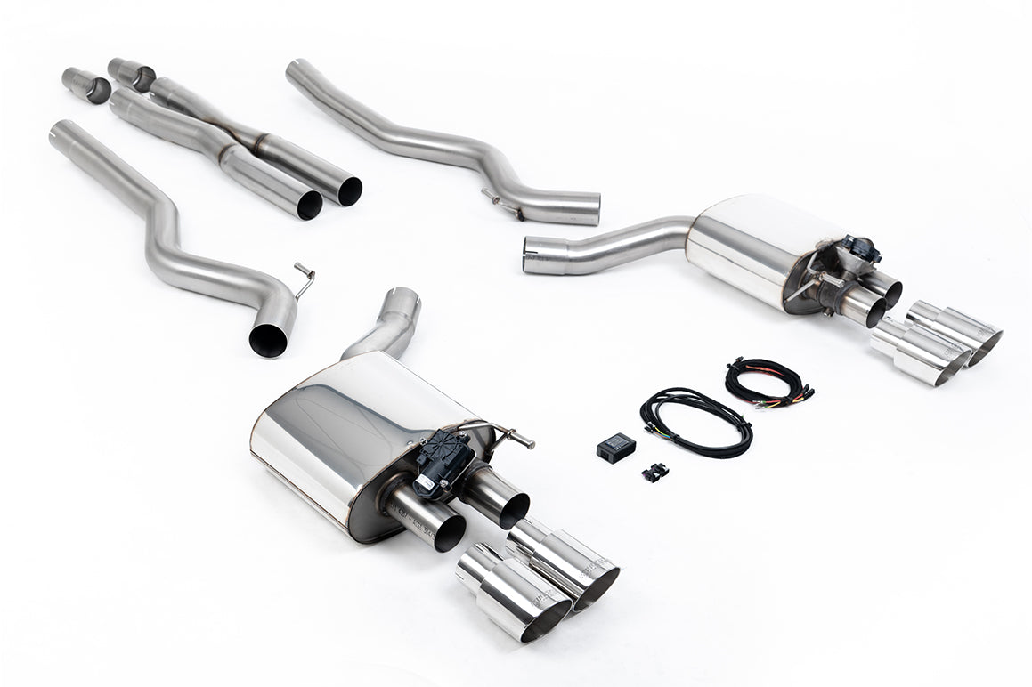 Milltek Sport Auspuffanlage passend für Ford Mustang 5.0 V8 GT Fastback - polierte Endrohre