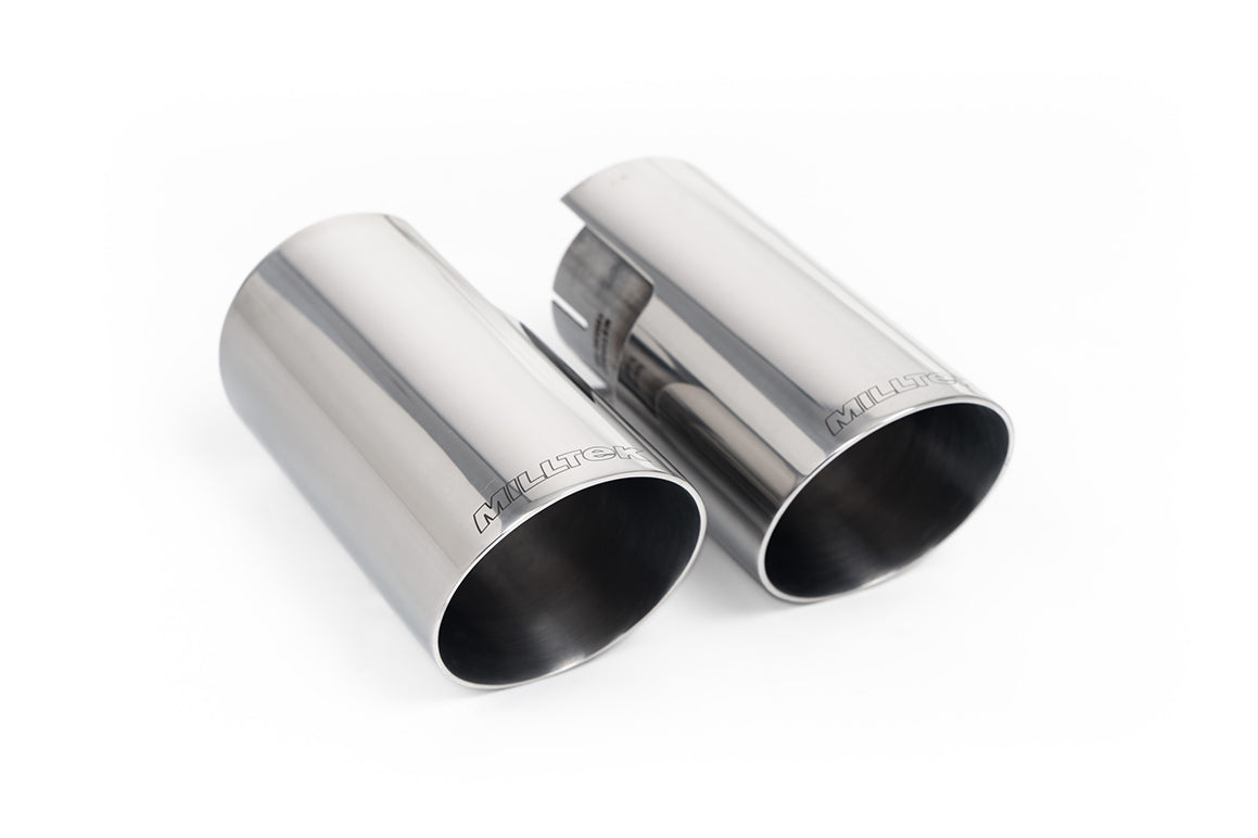 Milltek Sport Abgasanlage passend für Ineos Quatermaster B57 Diesel & B58 3.0 - resonated - polierte Endrohre mit versteck...