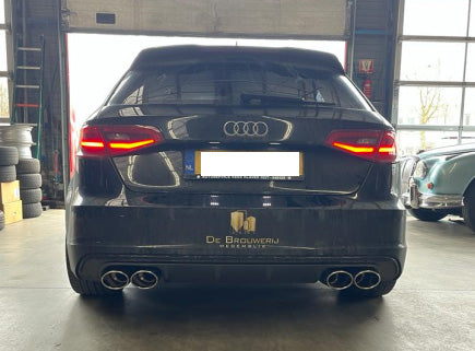Audi A3 8V Sportback E-tron Endschalldämpfer rechts/links - 2x115x85 Typ 32 rechts/links Passend für S3-Stoßstange