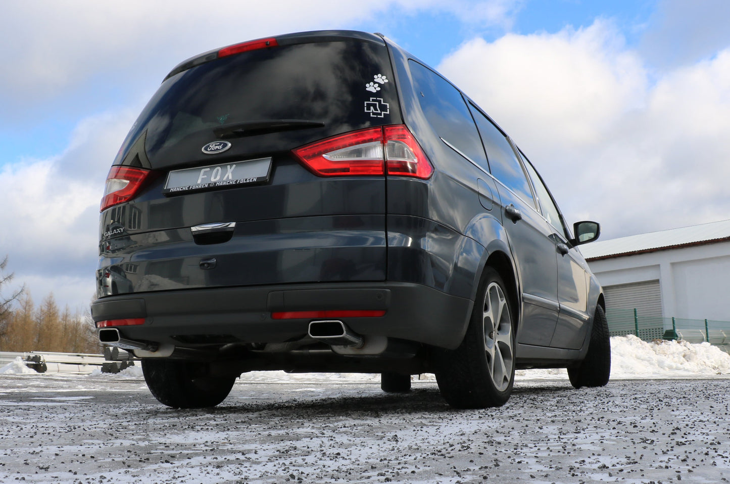 Ford Galaxy II - WA6 Endschalldämpfer rechts/links - 145x65 Typ 59 rechts/links