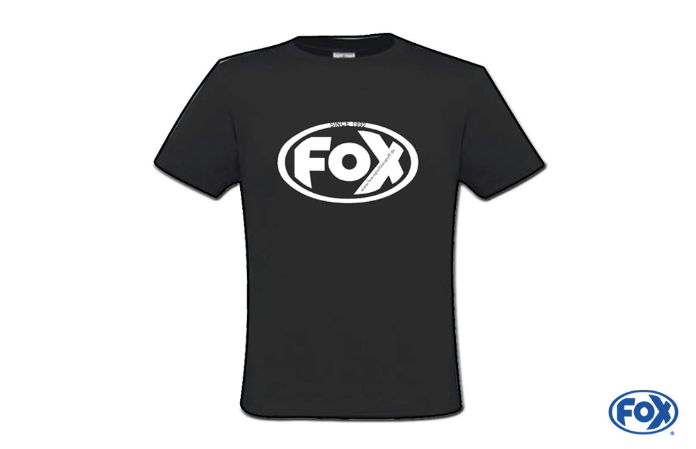 FOX FOX T-Shirt Größe XXL Schwarz mit weisser Schrift "25 Jahre"