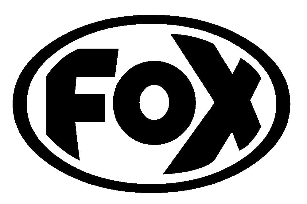 FOX FOX Sticker Schwarz - geplottet Höhe: 55mm Breite: 85mm - FOX Logo