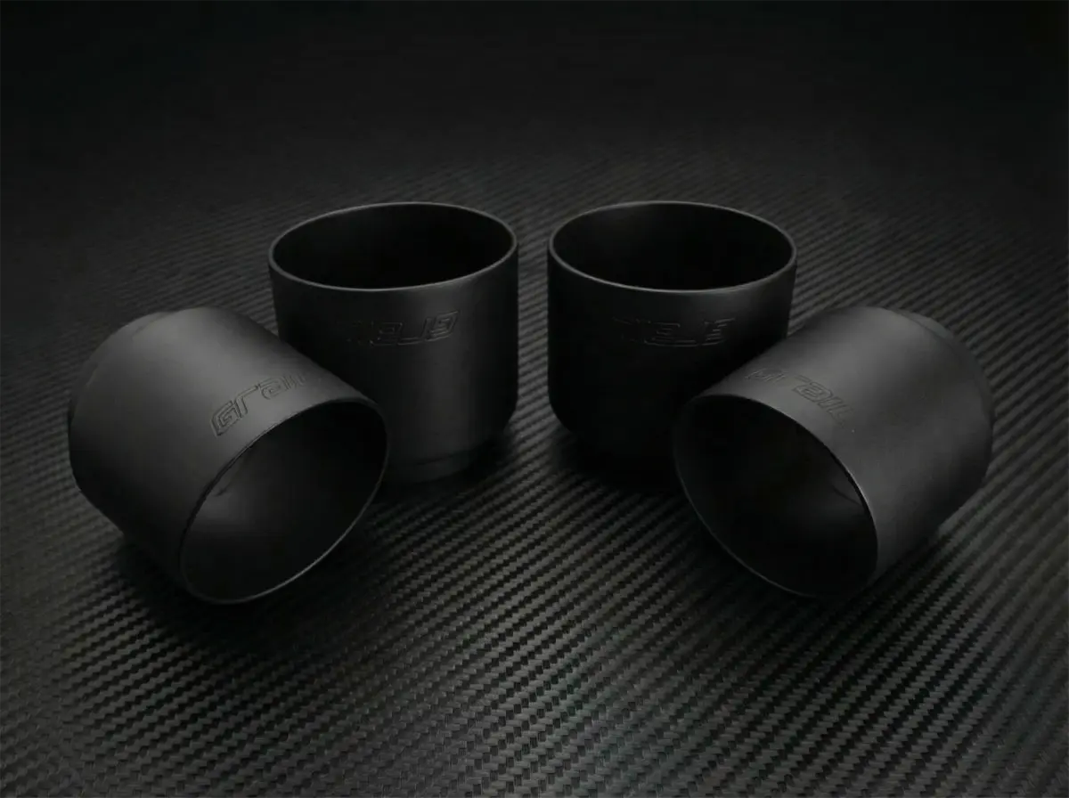GRAIL Endrohrset | Schwarz | passend für BMW M3 G8x Ø100
