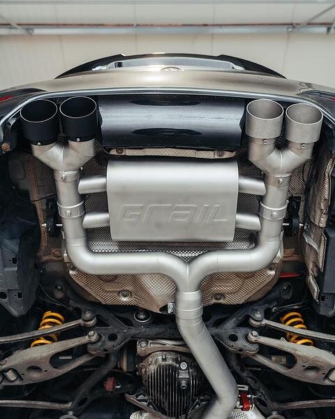 GRAIL Klappenabgasanlage | ECE | 3, 5" | ohne OPF | passend für BMW M4 F82
