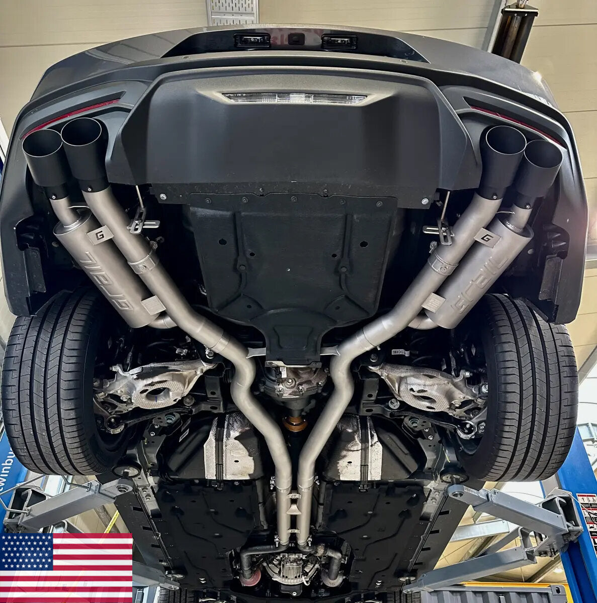 GRAIL Klappenabgasanlage | ECE | passend für Ford Mustang Gen. 7 5.0 GT V8 S650 (Bj. ab 2024)(US-Modell)