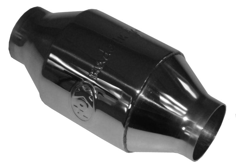 FOX Uni-Metallkat - 200 Zellen - Material: 1.4812 Länge: 230mm/ Anschluss: 62mm - poliert mit FOX Made in Germany Prägung (ohne Gutachten (laut StVo nicht zugelassen))