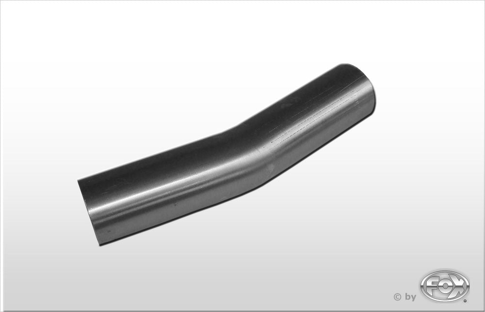 FOX Uni-Rohrbogen 15° ungeweitet - d1Ø 88,9mm Schenkellänge L1: ca. 240mm - Radius: 135mm