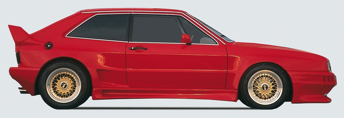 VW Scirocco 1 Rieger Seitenschweller Breitbau II rechts, GFK,
Montagezubehör, Aluwinkelleisten