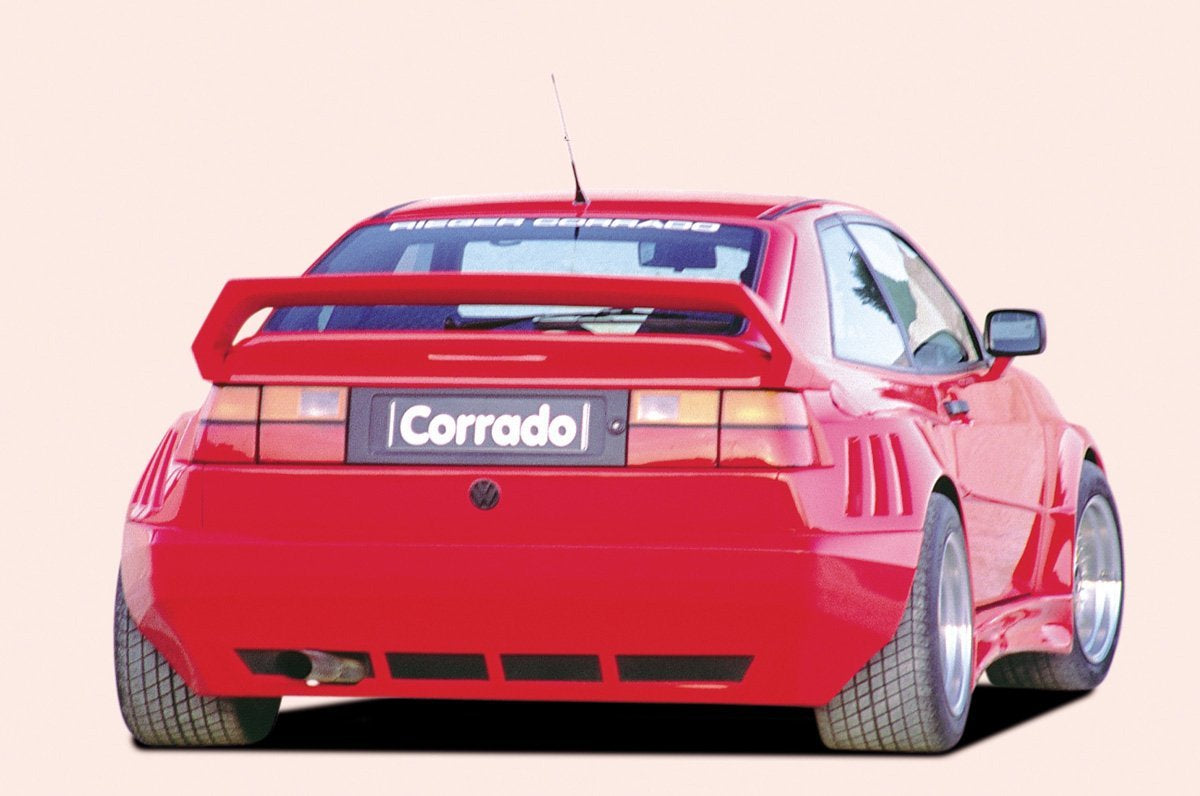 VW Corrado (53I) Rieger Heckflügel Breitbau II ohne seitliche Ansätze GFK,
Gutachten, Montagezubehör