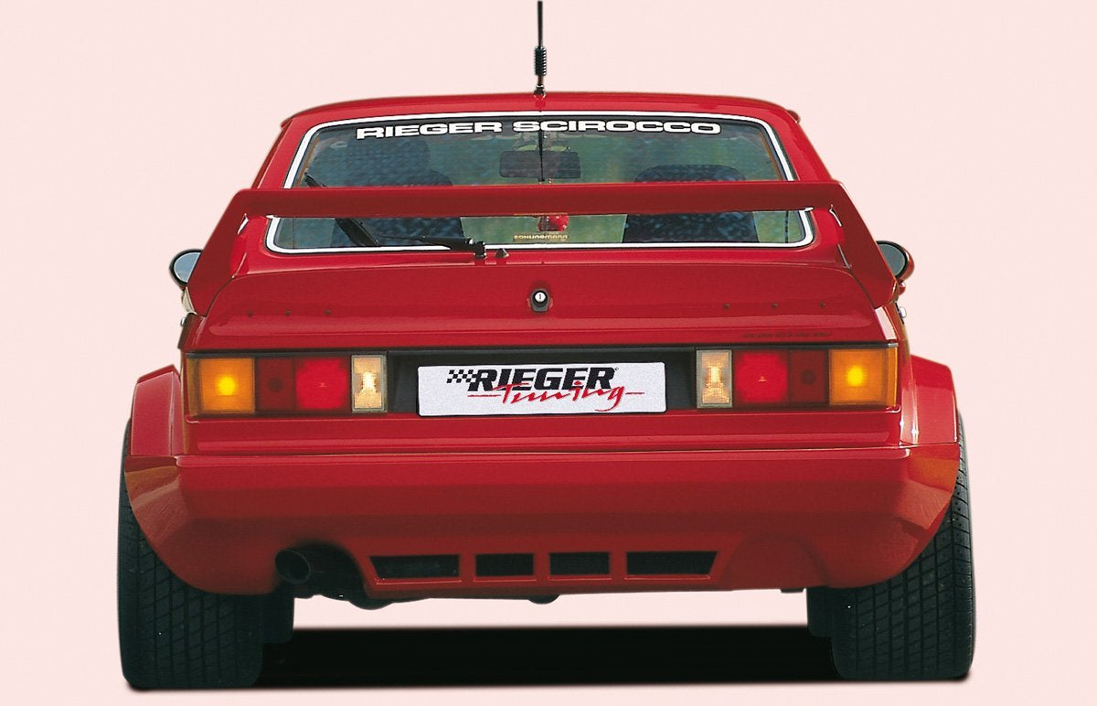VW Scirocco 1 Rieger Heckschürze Breitbau I GFK,
Gutachten, Montagezubehör