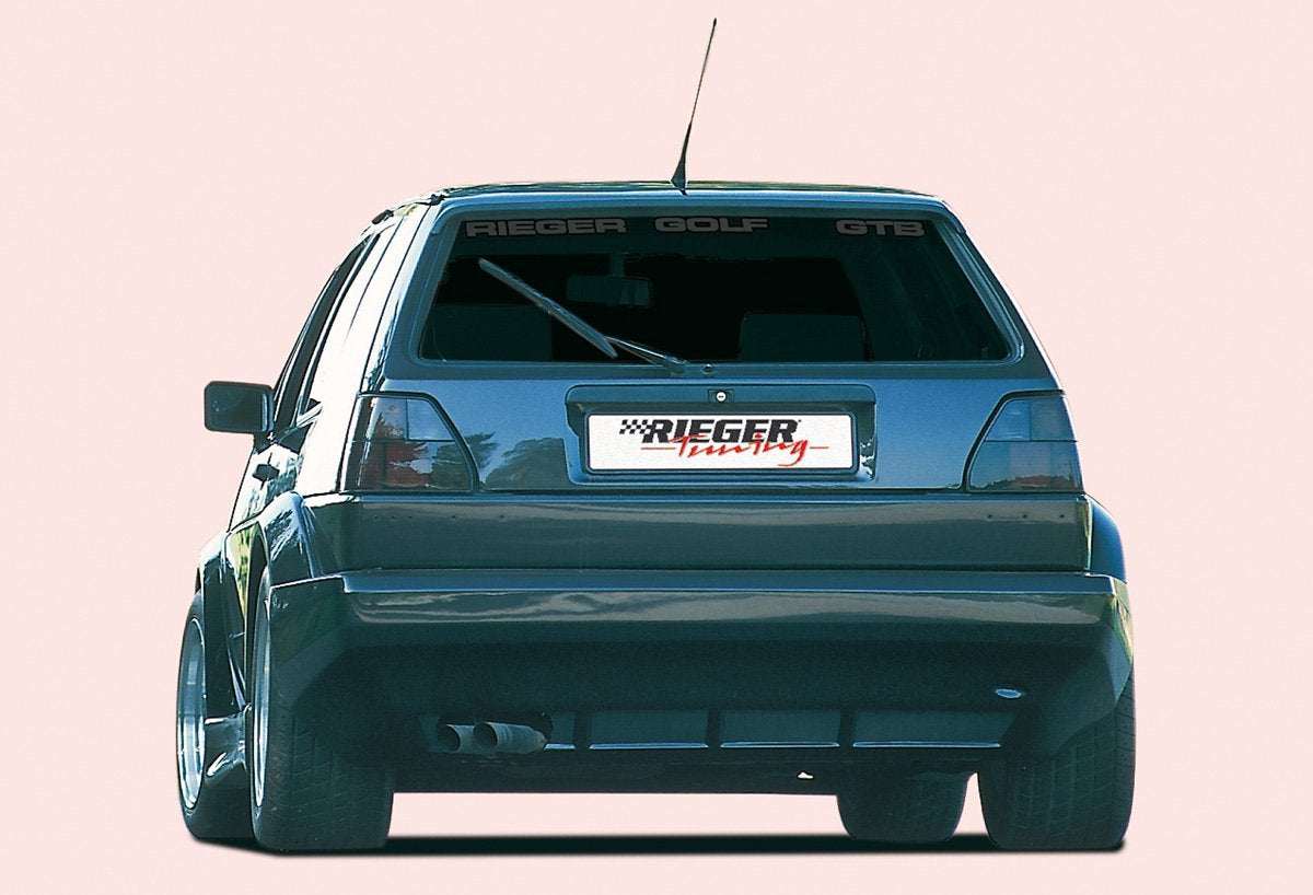 VW Golf 2 Rieger Heckschürze Breitbau I GFK,
Gutachten, Montagezubehör