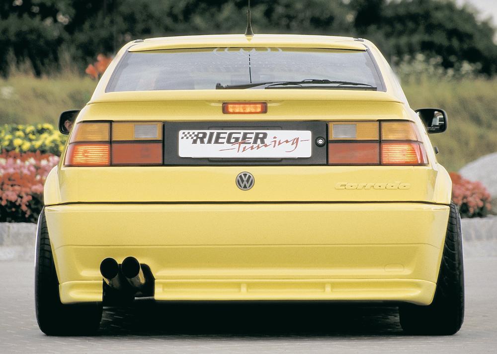 VW Corrado (53I) Rieger Heckansatz -> kurzes Teil links, ABS,
inkl. Gutachten, Montagezubehör