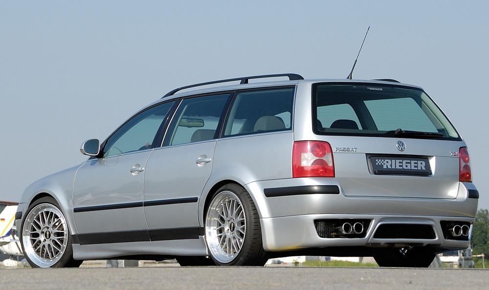 VW Passat (3BG) Rieger Heckansatz -> nur Variant ABS,
inkl. Alugitter, Gutachten, Montagezubehör