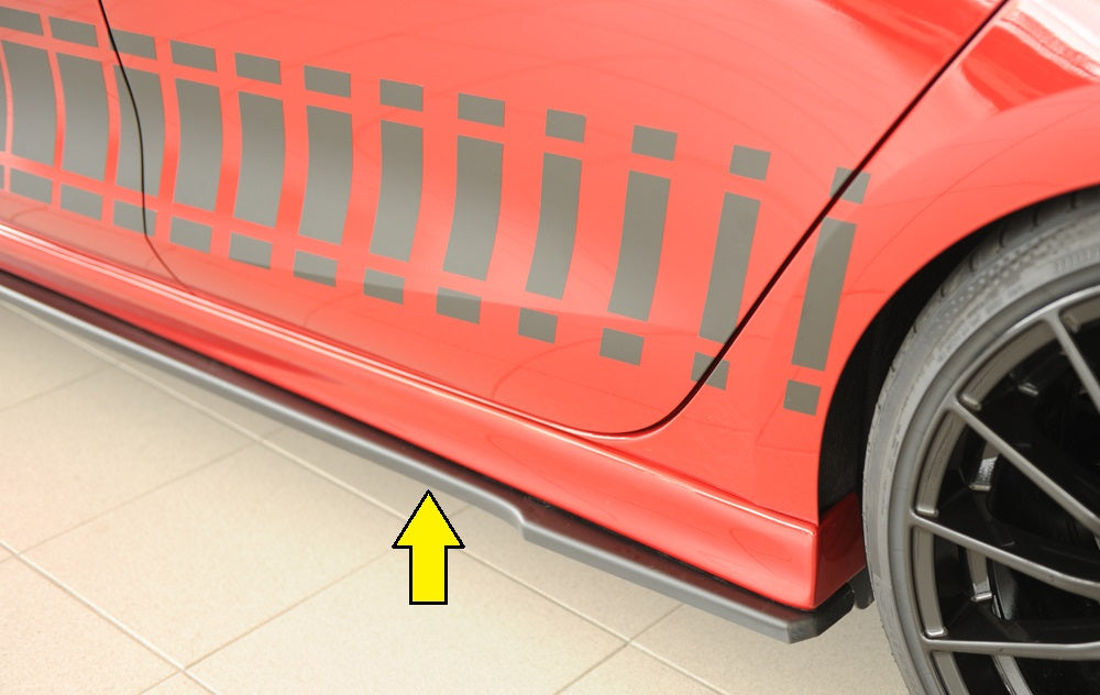 Seat Leon (KL) Rieger Seitenschwelleransatz links, für RIEGER-Seitenschweller, ABS, 
inkl. Montagezubehör, Gutachten