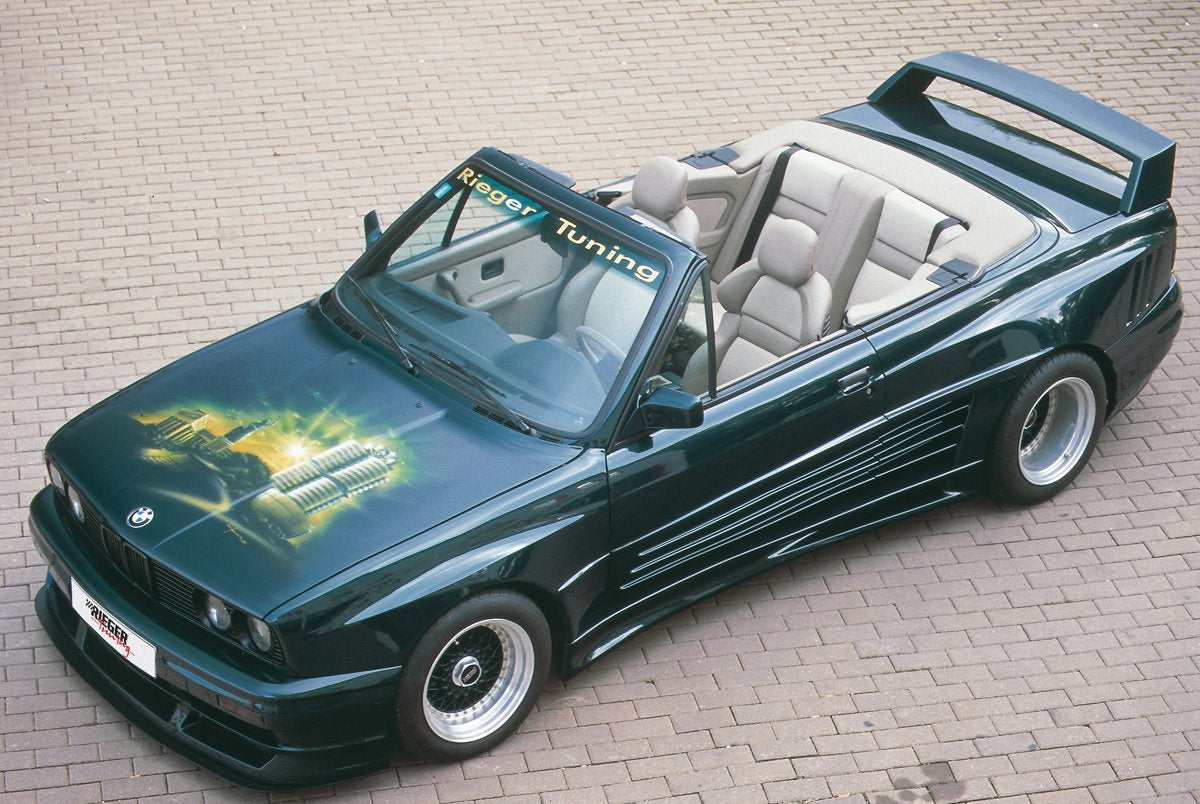 BMW 3er E30 Rieger Türaufsatz Breitbau II rechts, GFK