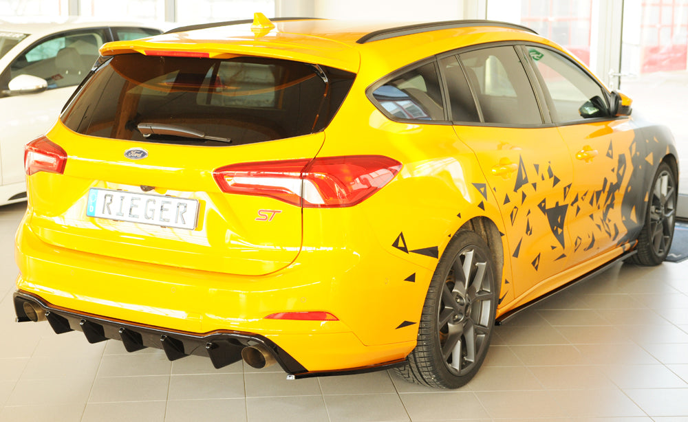 Ford Focus 4 (DEH) Rieger Heckschürzenansatz seitlich rechts rechts, für RIEGER Heckeinsatz, ABS, für Fzg. mit ST-Line,
i...