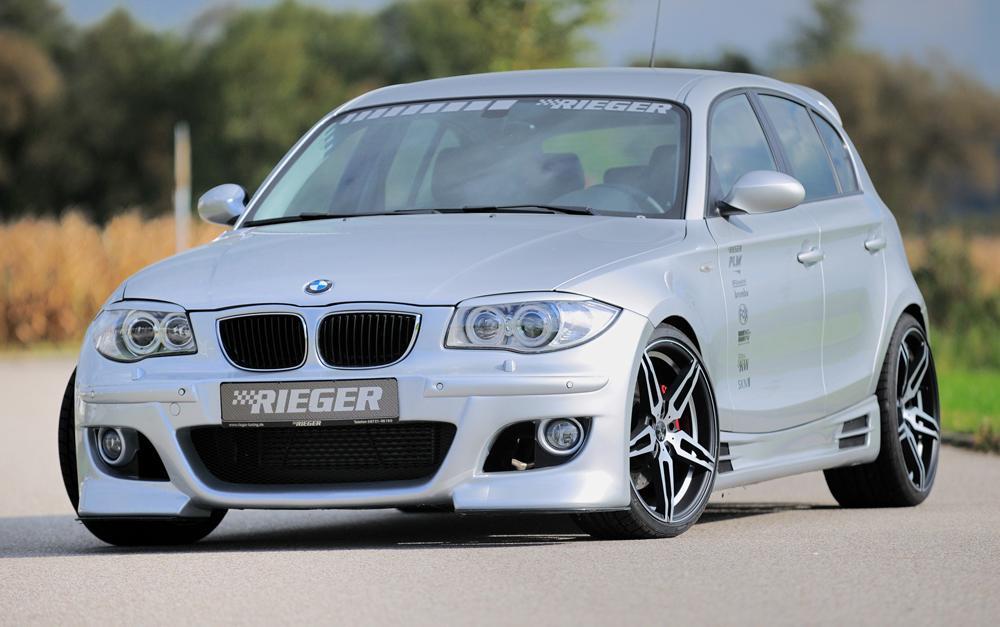 BMW 1er E87 (187 / 1K2/1K4) Rieger Spoilerstoßstange ABS, für Fzg. mit Scheinwerferreinigungsanlage, Einparkhilfe (PDC),
inkl. Montagezubehör, ABE
