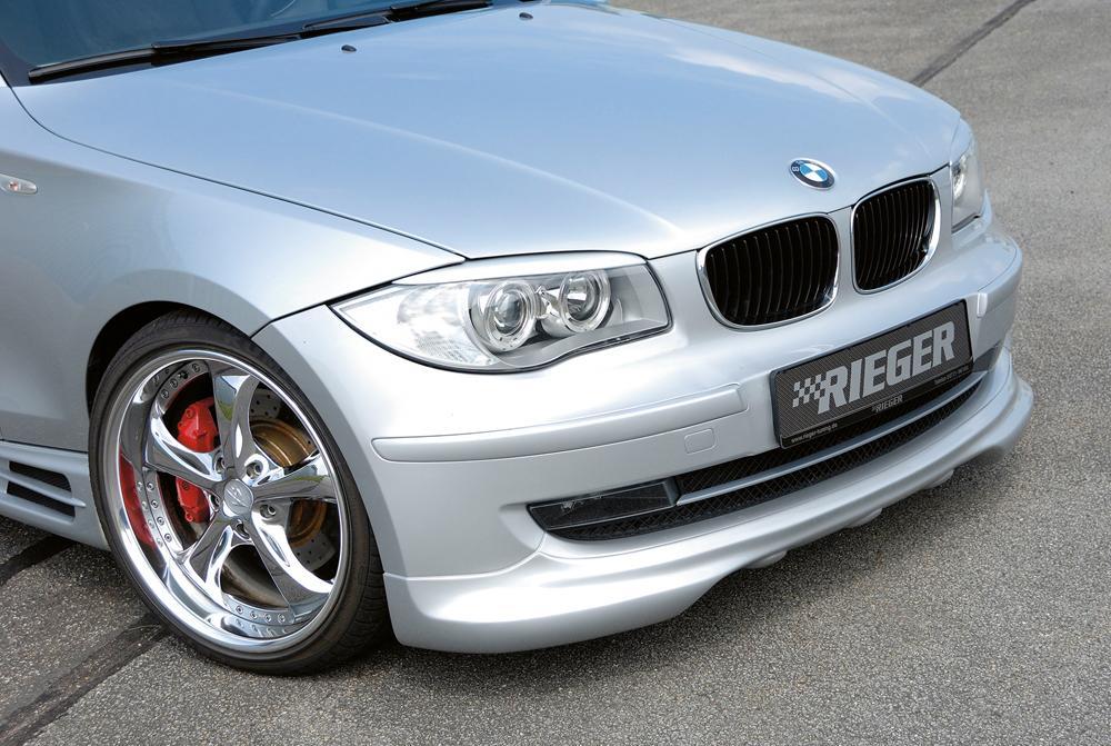 BMW 1er E87 (187 / 1K2/1K4) Rieger Spoilerlippe nicht M-Technik, für Facelift 04.07- ABS,
inkl. Montagezubehör, ABE