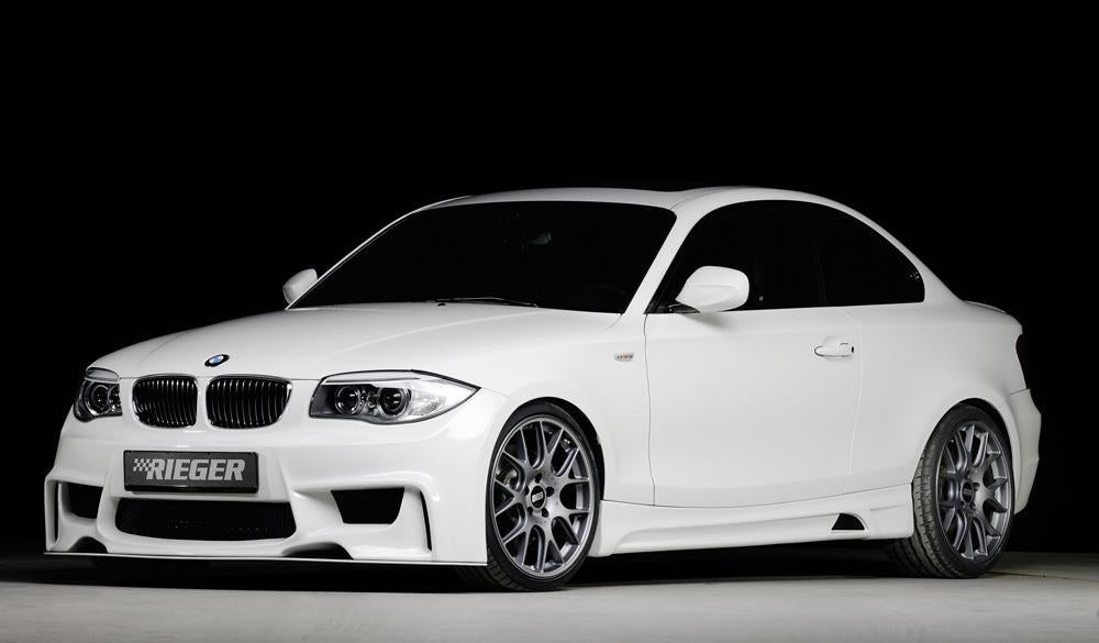 BMW 1er E81 (187/1K2/1K4) Rieger Seitenschweller rechts, mit Schacht, mit Ausschnitt, ABS,
inkl. Montagezubehör, Alugitter, Gutachten