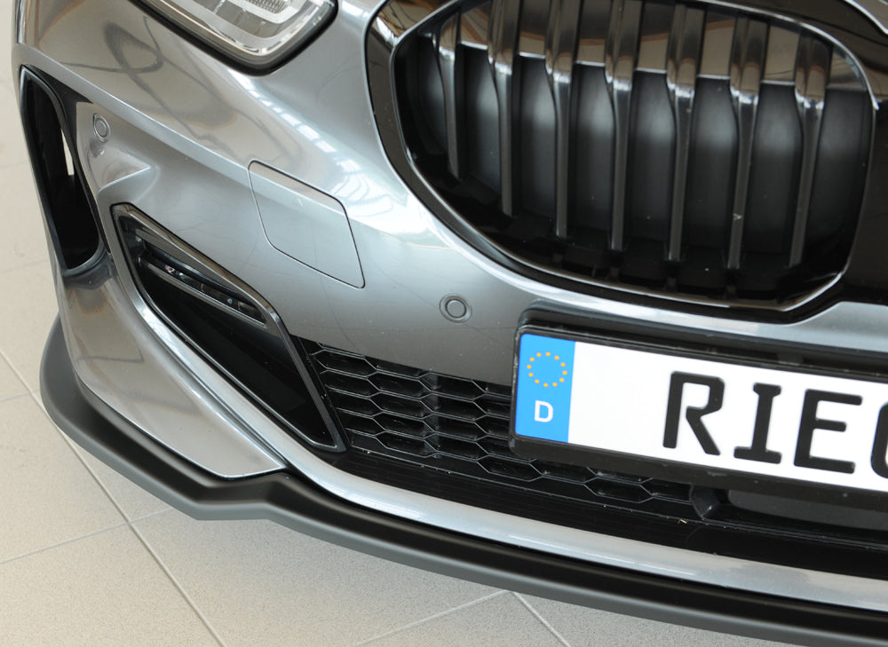 BMW 1er F40 (F1H) Rieger Spoilerschwert für orig. Frontschürze, ABS, für Fzg. mit M-Sport-Paket,
inkl. Montagezubehör, ABE