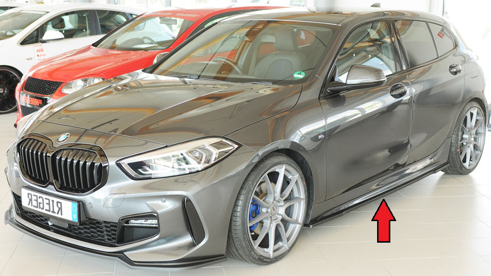 BMW 1er F40  (F1H) Rieger Seitenschwelleransatz links, für orig. Seitenschweller, ABS, für Fzg. mit M-Sport-Paket, 
inkl. ...