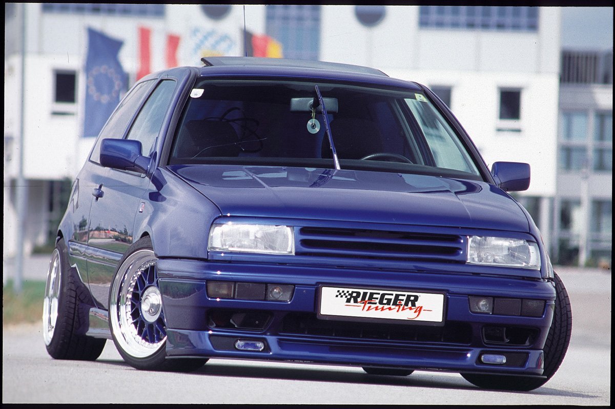 VW Vento Rieger Spoilerlippe ABS,
inkl. Gutachten, Montagezubehör