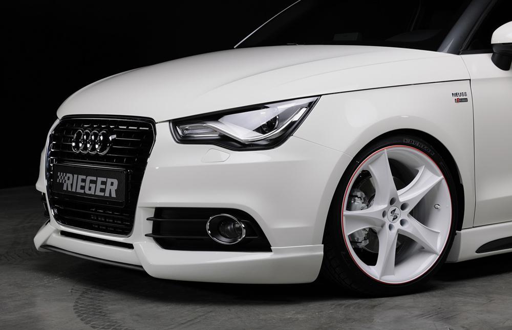 Audi A1 (8X) Rieger Spoilerschwert für Spoilerlippe 44100 mittig, ABS, für Fzg. ohne S-Line Exterieur,
inkl. Montagezubehör, ABE