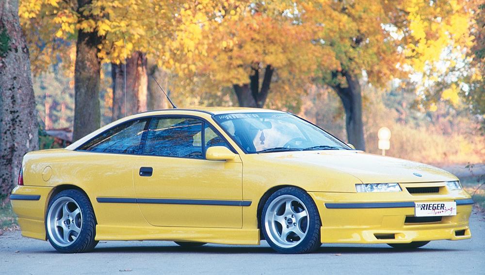 Opel Calibra (A) Rieger Spoilerlippe Breitbau I GTB RT 01 nicht für Last-Edition, oder Cliff! ABS,
inkl. Gutachten, Montagezubehör