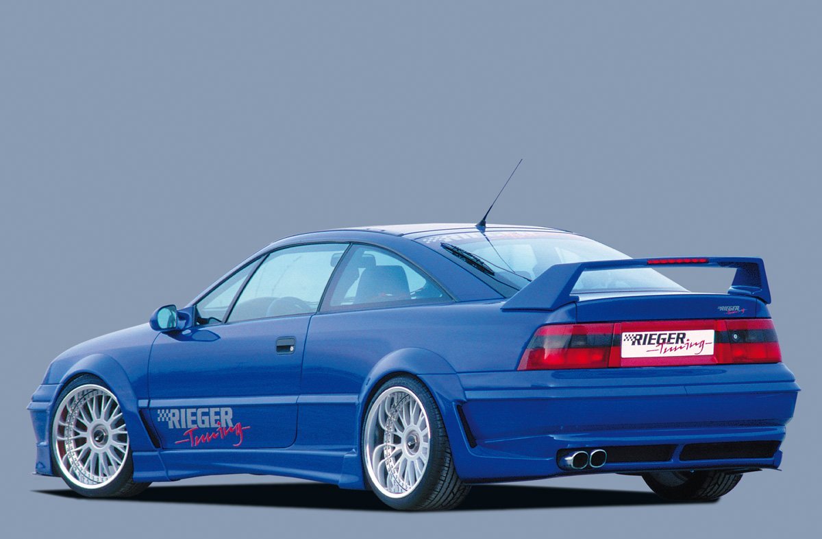 Opel Calibra (A) Rieger Heckschwert Breitbau I für Heckansatz 46060 (flache Version) ABS,
inkl. Gutachten