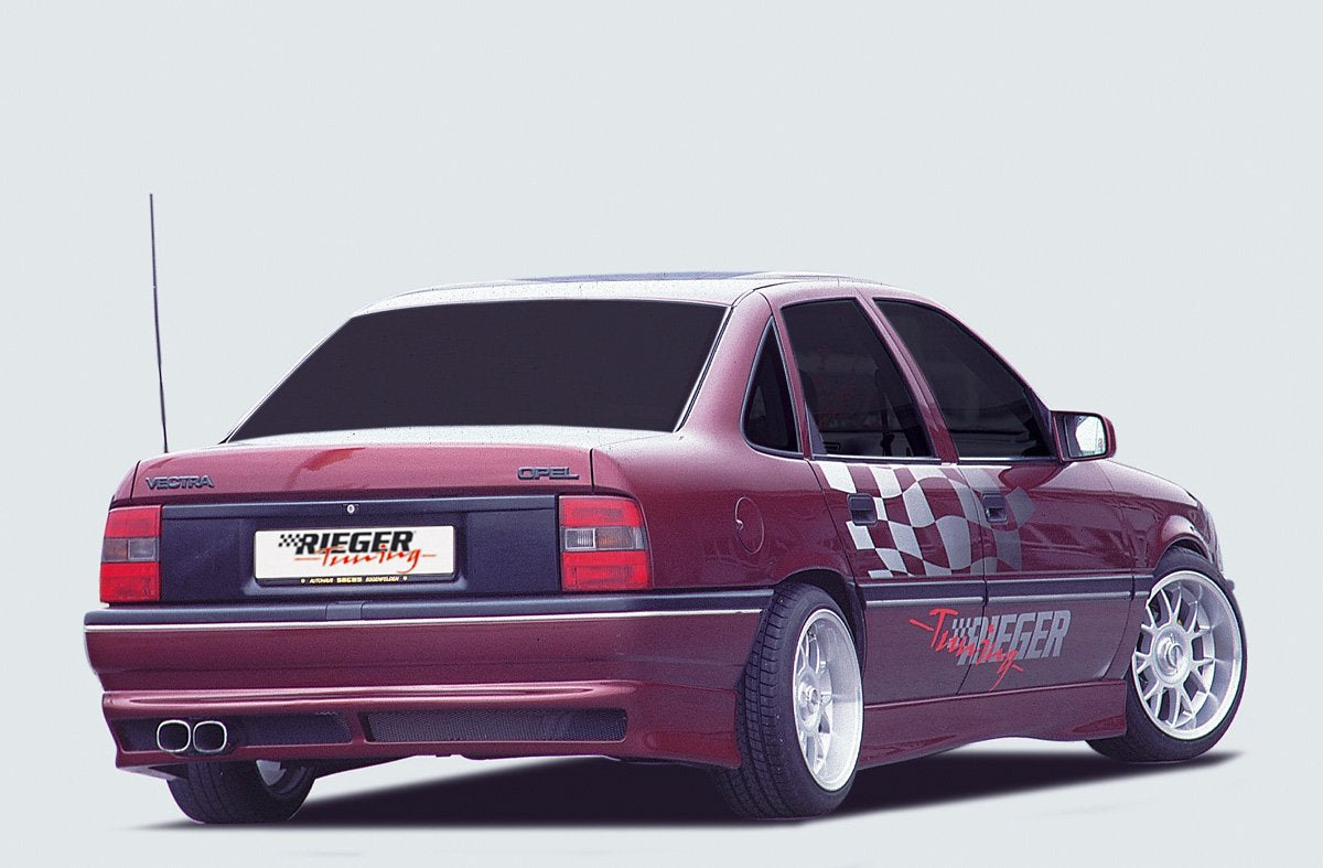 Opel Vectra A Rieger Heckansatz ab Modell 93, nicht Modell 2000! GFK inkl. Alugitter, Gutachten
Passt nicht beim Schrägheck !!!