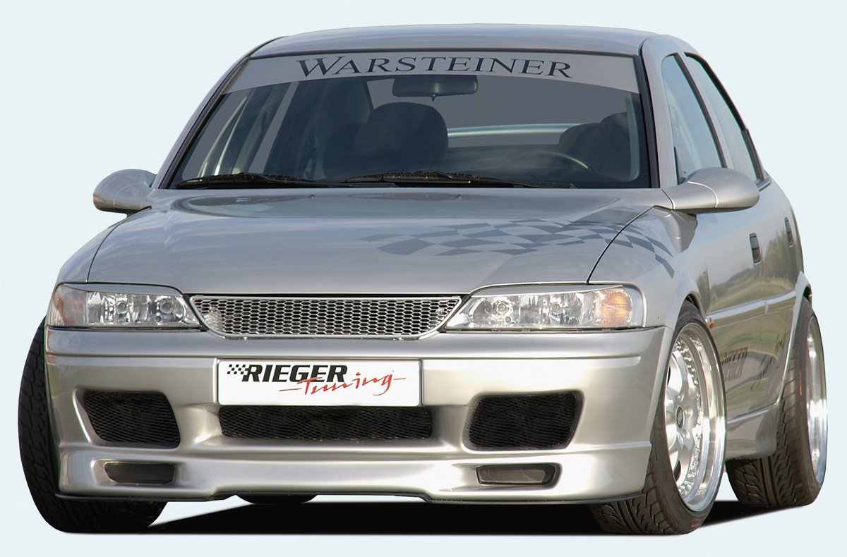 Opel Vectra B Rieger Spoilerschwert für Spoilerstoßstange 46152 gekantete Version, für Spoilerstoßstange, ABS,
inkl. Montagezubehör, Gutachten