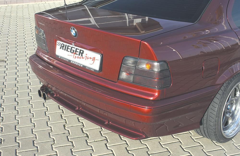 BMW 3er E36 Rieger Heckeinsatz ABS,
inkl. Gutachten, Montagezubehör