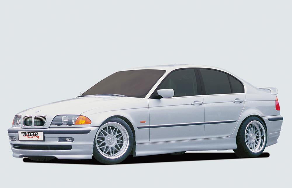 BMW 3er E46 Rieger Spoilerlippe -> alle Modelle außer M-Technik ABS,
inkl. Gutachten, Montagezubehör