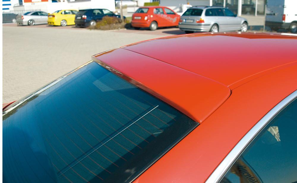 BMW 3er E46 Rieger Heckscheibenblende nur in Verbindung mit Heckflügel 3. Bremsl. ABS,
inkl. Gutachten, Montagezubehör