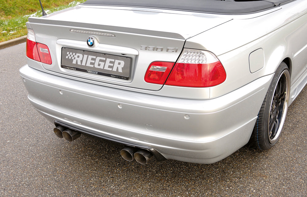 BMW 3er E46 Rieger Heckklappenspoiler PUR,
inkl. Montagezubehör, ABE