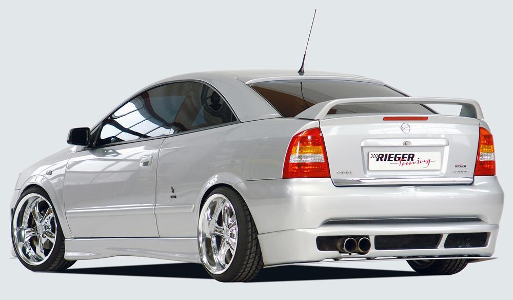 Opel Astra G Rieger Heckschwert für Heckansatz 51206 (Coupé/Cabrio) ABS,
inkl. Montagezubehör, Gutachten