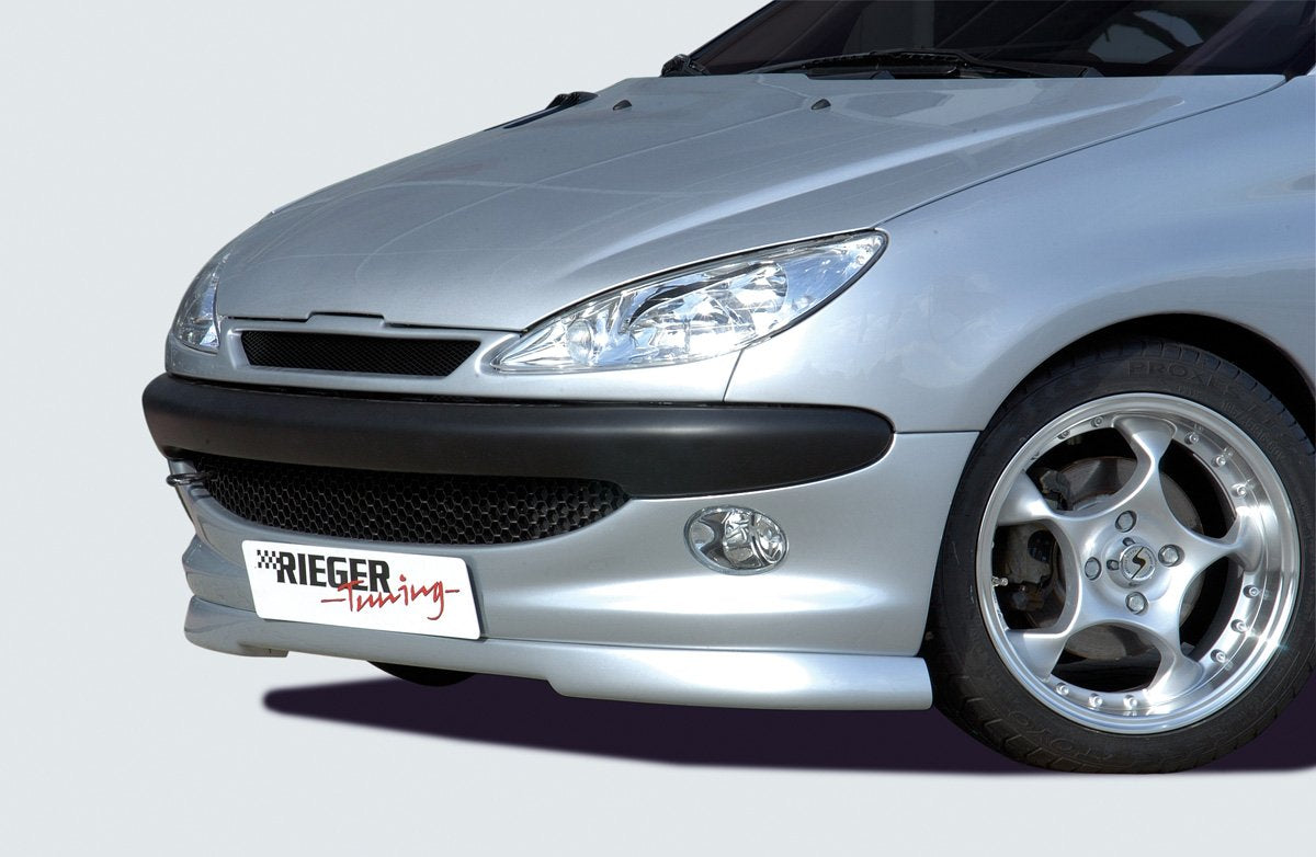 Peugeot 206 Rieger Spoilerlippe -> passend mit kleiner Stoßstange (nicht GT) kleine Version, ABS,
inkl. Montagezubehör, ABE