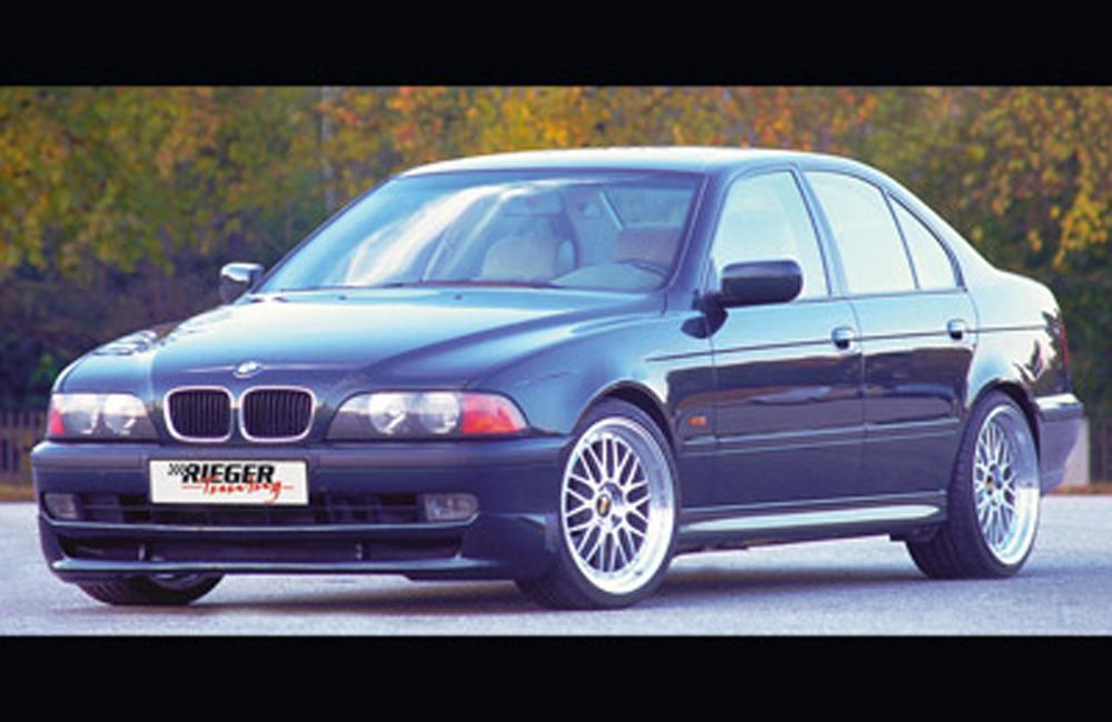BMW 5er E39 Rieger Spoilerlippe nur für Fzg. mit eckige Nebelscheinwerfer ABS,
inkl. Gutachten, Montagezubehör