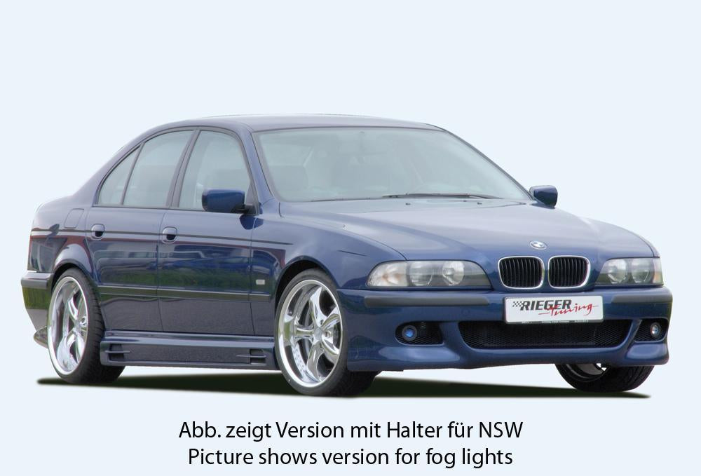 BMW 5er E39 Rieger Spoilerstoßstange -> ohne NSW ABS,
inkl. Alugitter, Gutachten, Montagezubehör